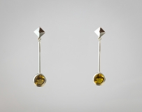 Stage 4 Facetted Gem Drop Earrings