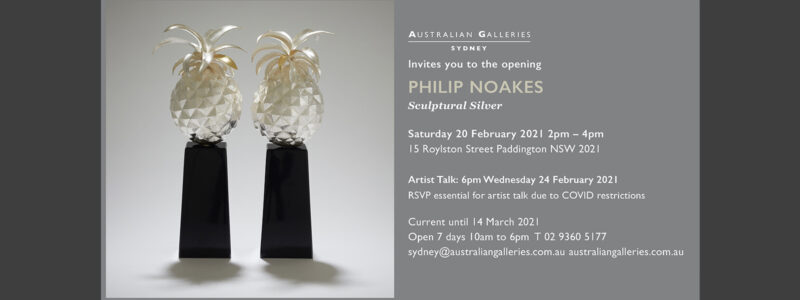 Australian Galleries Sydney   Sculptural Silver exhibition 2021